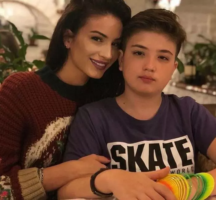 Geanina Ilieș și fiul ei, Patrick