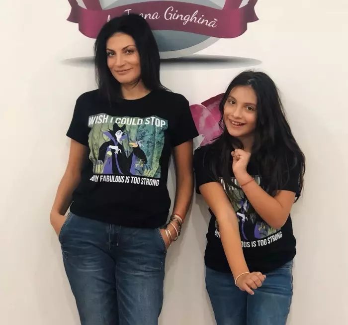 Ioana Ginghina si Ruxandra, fiica sa 1