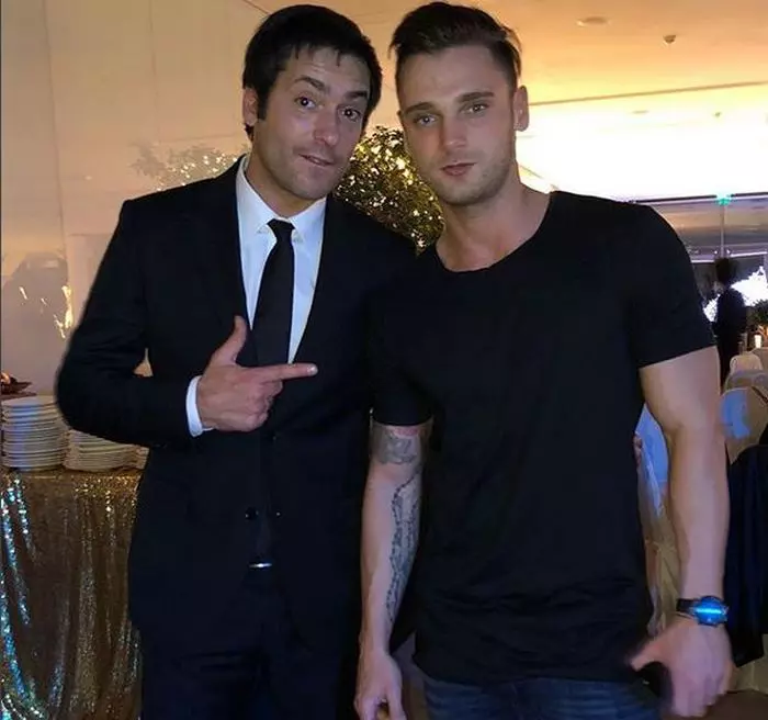 Radu Vâlcan și fratele său, cu zece ani mai mic