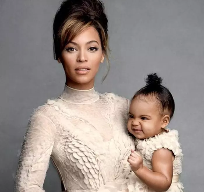 Beyoncé și Blue Ivy, fiica ei, acum în vârstă de 6 ani.