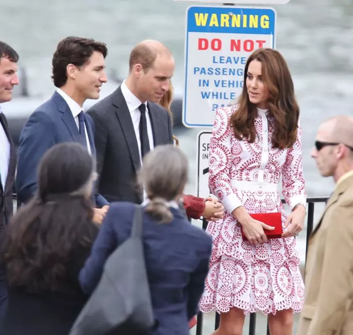Justin Trudeau și Kate Middleton