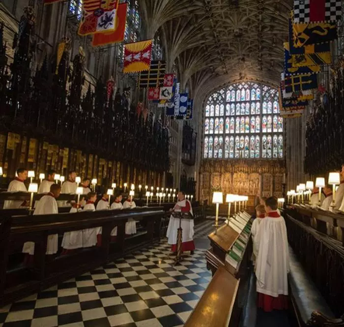 Catedrala St Goerge este pregatita pentru nunta regala a anului