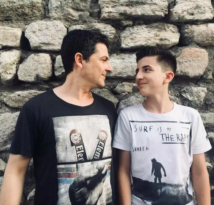 Mihai Calin si fiul lui