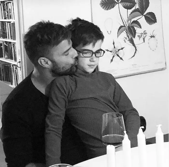 Ricky Martin și fiul său, Valentino