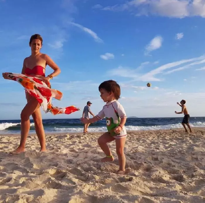 Amalia Enache, vacanţă în Rio de Janeiro