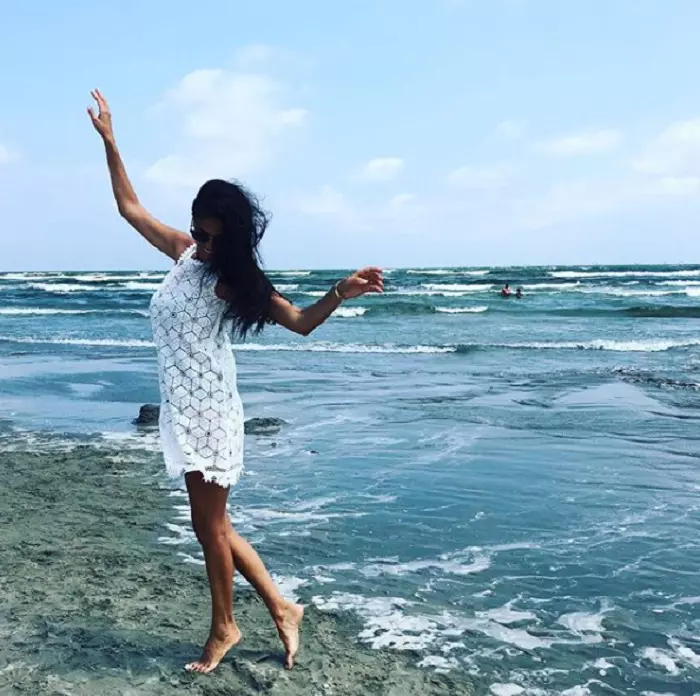 Anca Serea în vacanţă cu copiii la mare