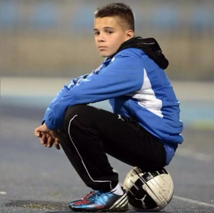 Ianis Hagi, pe vremea când aspira să devină un mare fotbalist.