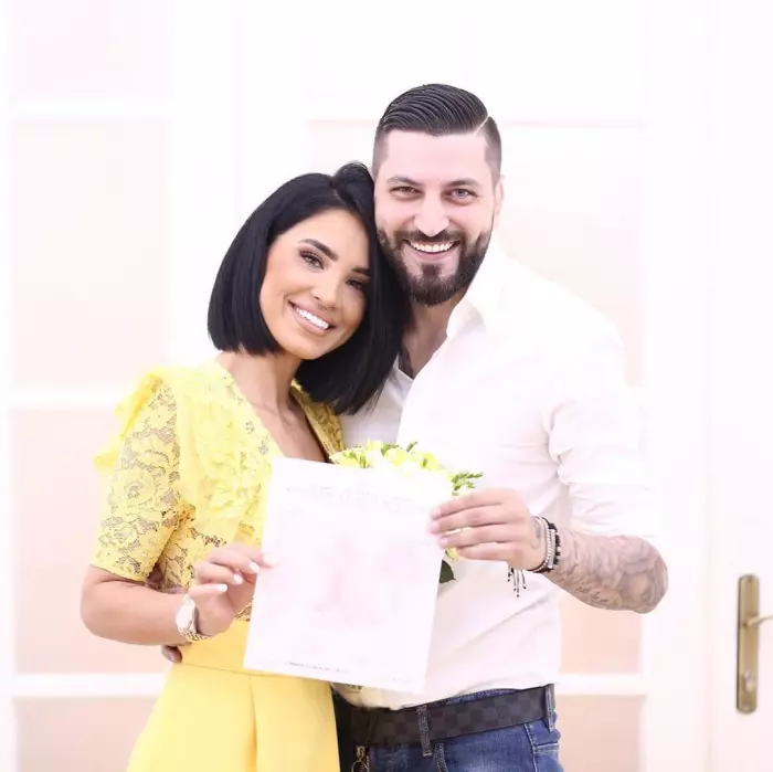 Adelina Pestri tu si Virgil Steblea casatorie civila 1