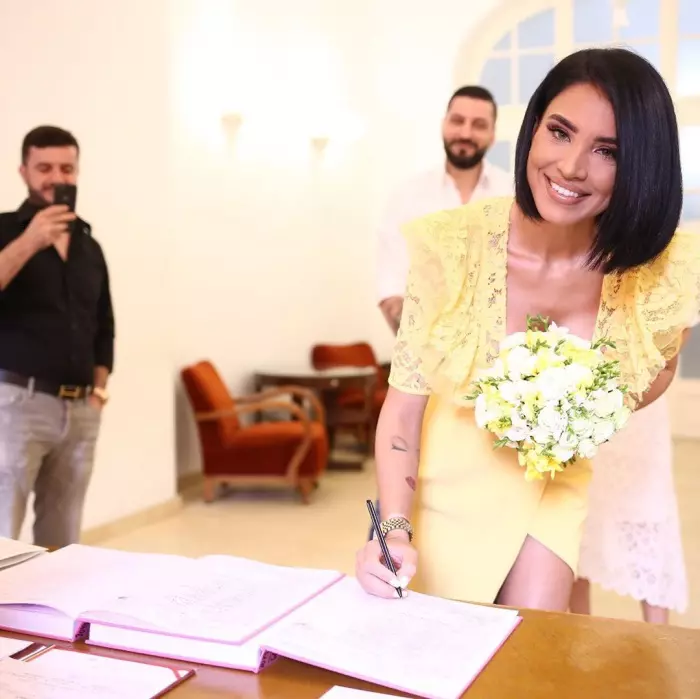 Adelina Pestri tu si Virgil Steblea casatorie civila 6