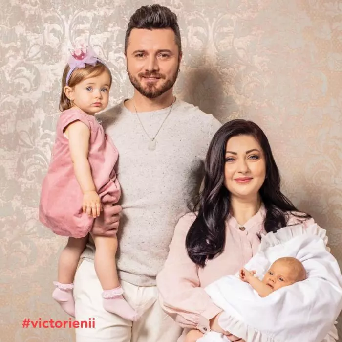 Gabriela Cristea și familia