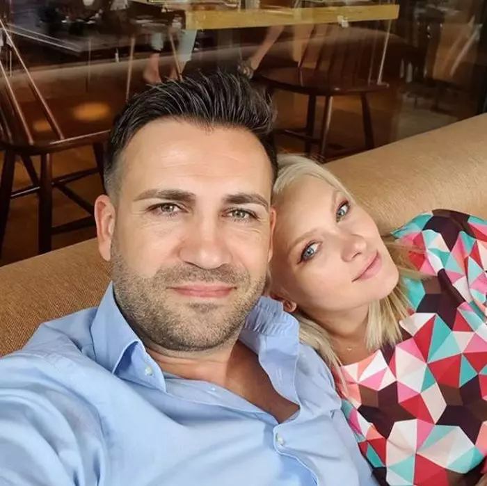 Cristina Dochianu și soțul ei