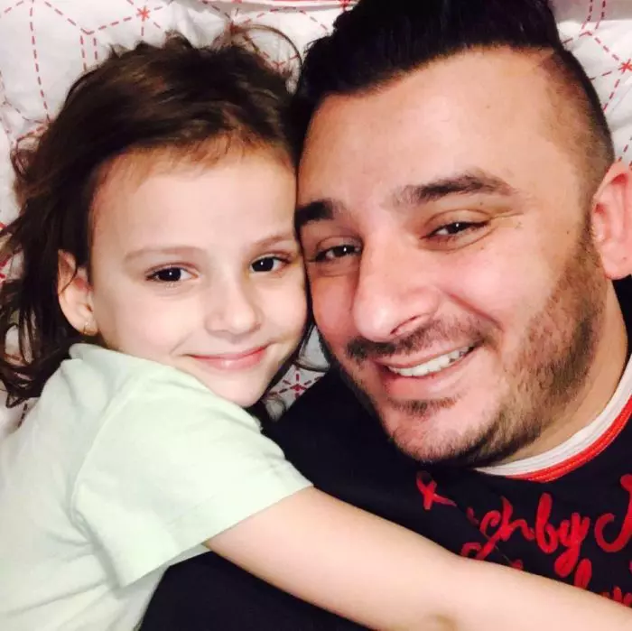 Liviu Guță și fiica lui