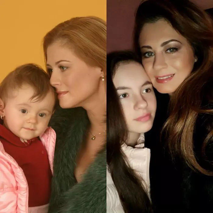Corina Danila si fiica sa, Rianna