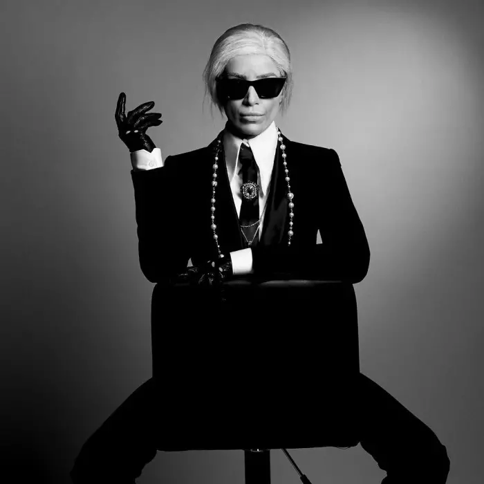 Adelina Pestritu look Karl Lagerfeld 2
