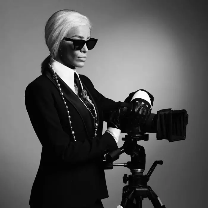 Adelina Pestritu look Karl Lagerfeld 4