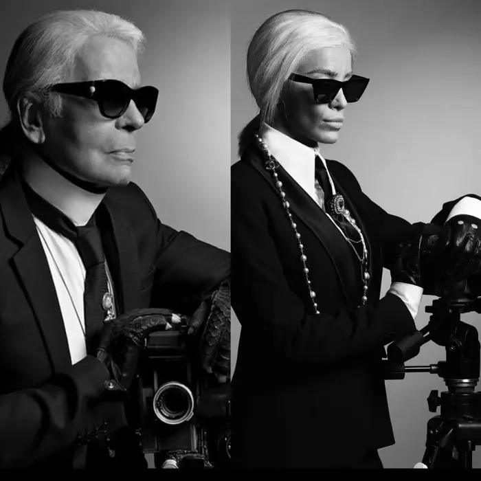 Adelina Pestritu look Karl Lagerfeld 7