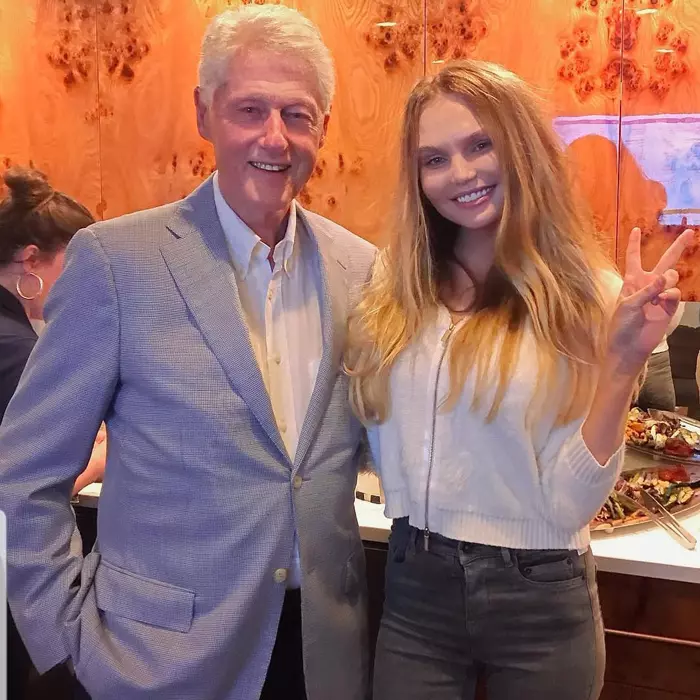 Elena Matei cu Bill Clinton
