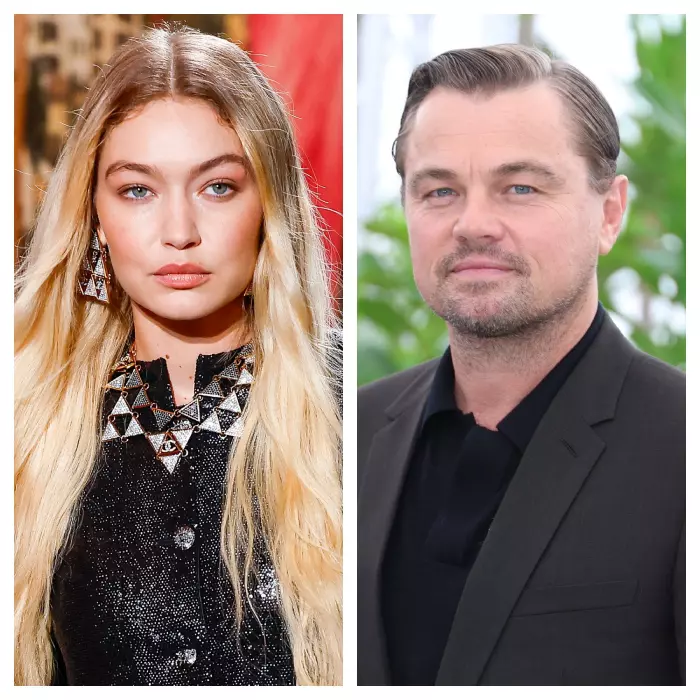 Gigi Hadid și Leonardo DiCaprio