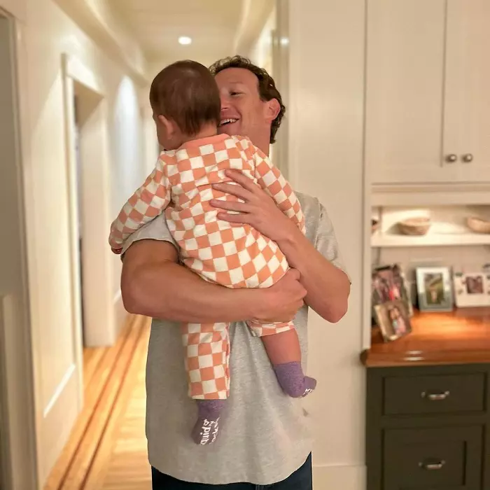 Mark Zuckerberg cu fetita