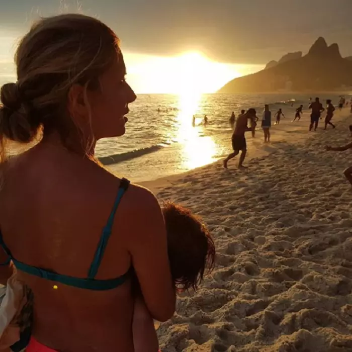 Amalia Enache, vacanţă în Rio de Janeiro