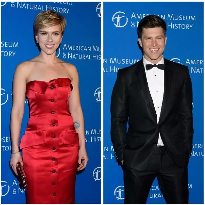 Scarlett Johansson și Colin Jost formează un cuplu de doi ani.