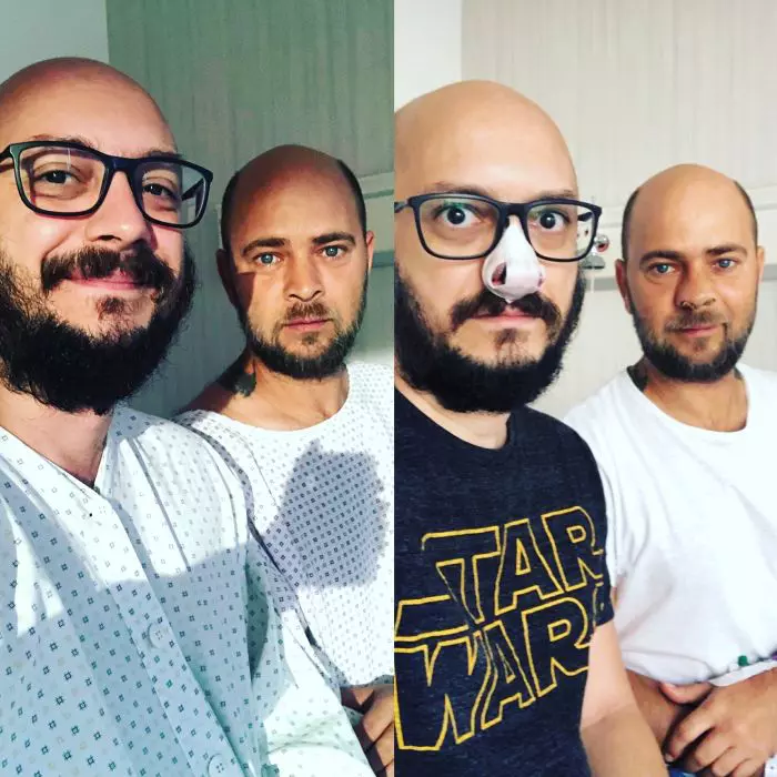 Cosmin Seleși, alături de colegul său