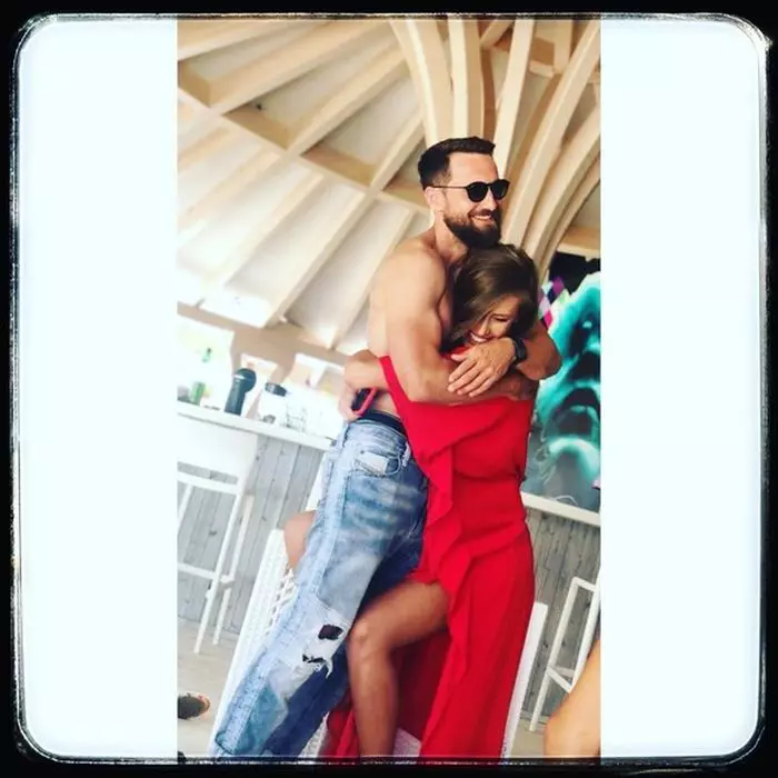 Dani Oțil și Gabriela Prisăcariu - prima fotografie împreună.