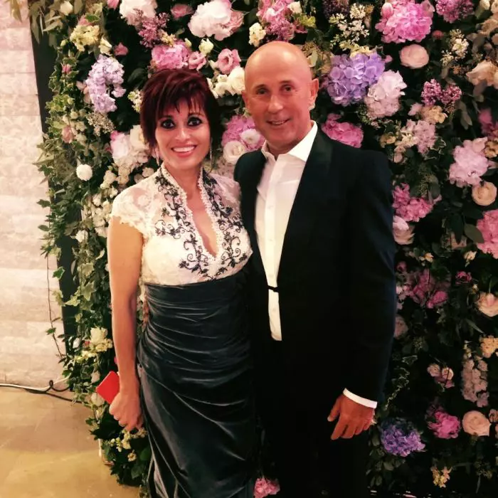 Mugur Mihaescu și soția lui, Rodica