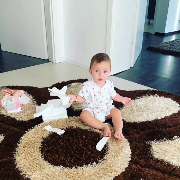 Eva Maria, fetița Elenei Udrea și a lui Adrian Alexandrov 1