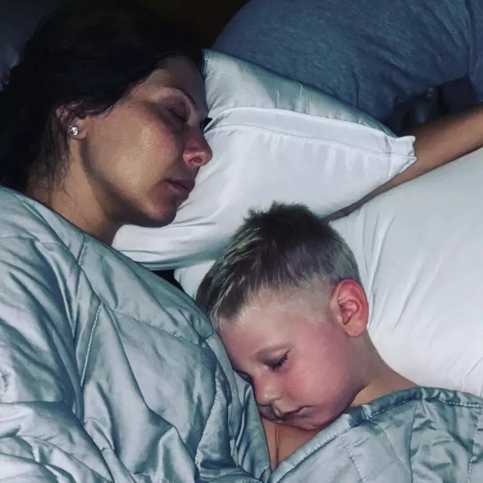 Soţia şi fiul lui Nick Carter