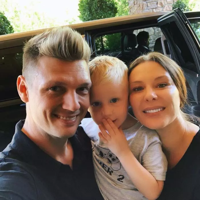 Nick Carter şi familia