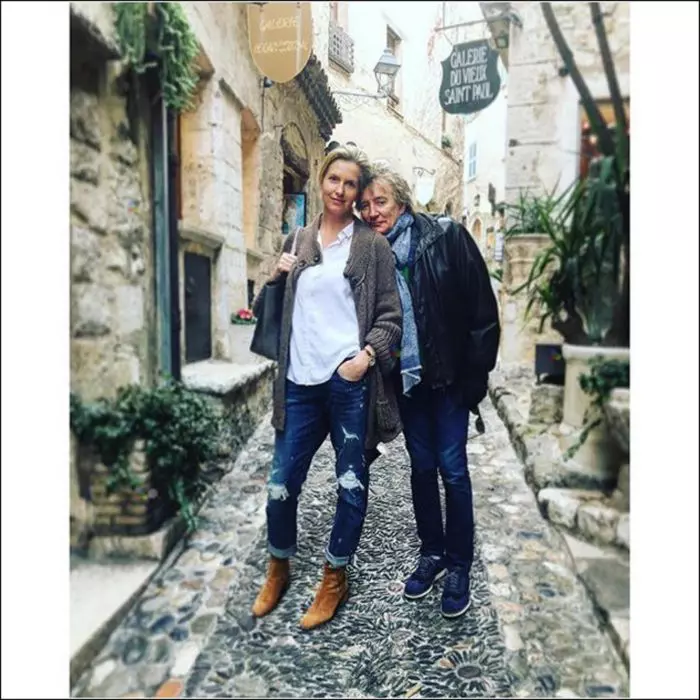 Rod Stewart si Penny Lancaster