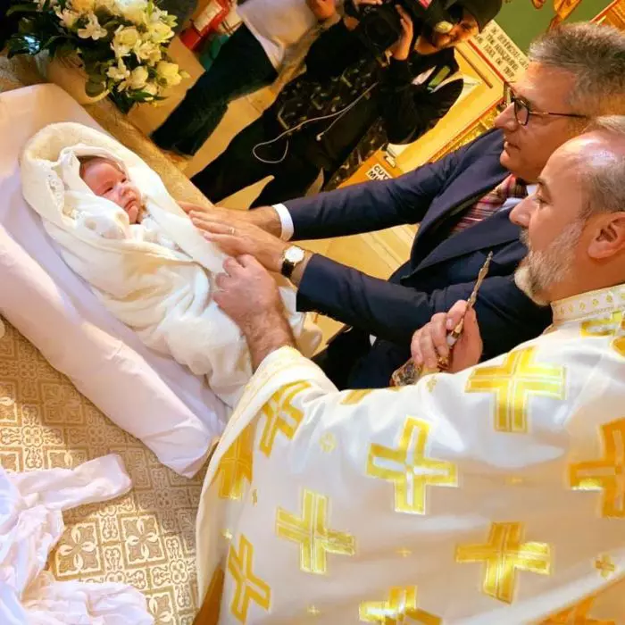 Imagini de la botezul fiicei Alessandrei Stoicescu