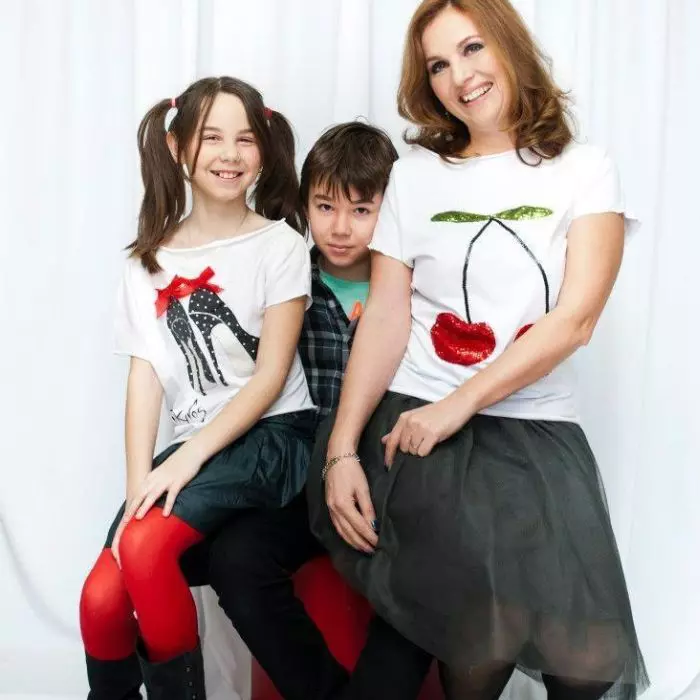 Soția și copiii lui Mihai Constantin