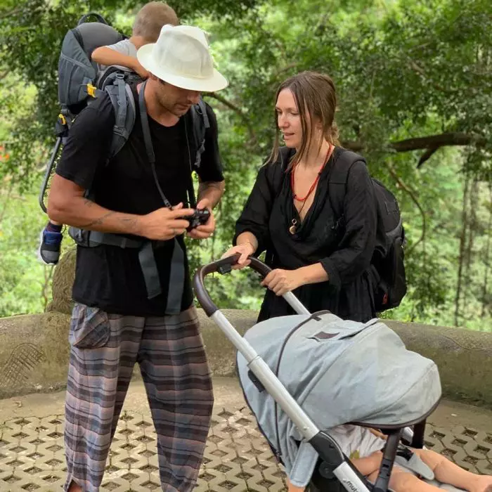 Adela Popescu și Radu Vâlcan, în vacanță în Bali