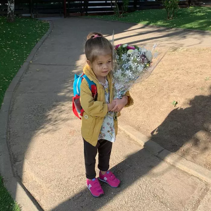 Ana Georgia, fiica Simonei Gherghe