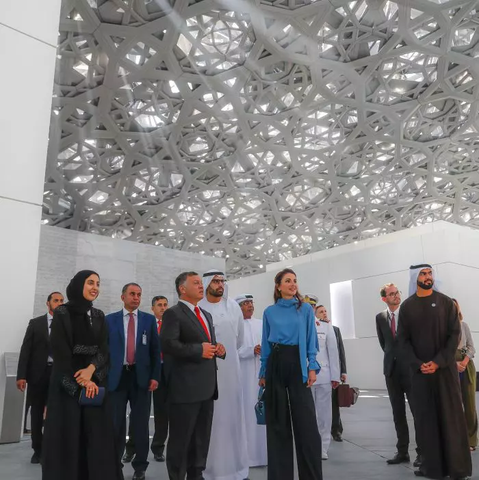 Regina Rania a Iordaniei în vizită în Abu Dhabi