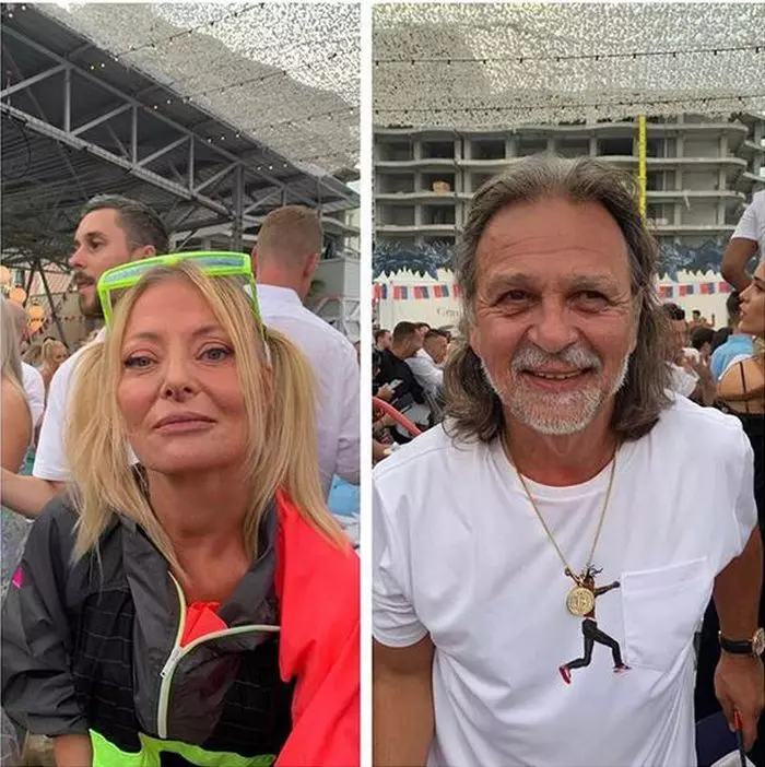 Delia și soțul său, Răzvan