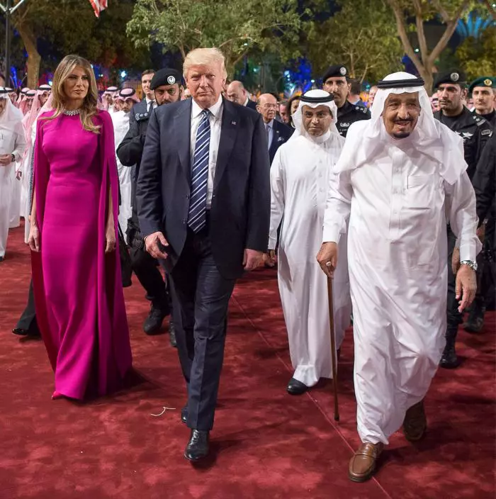 Melania Trump în Arabia Saudită