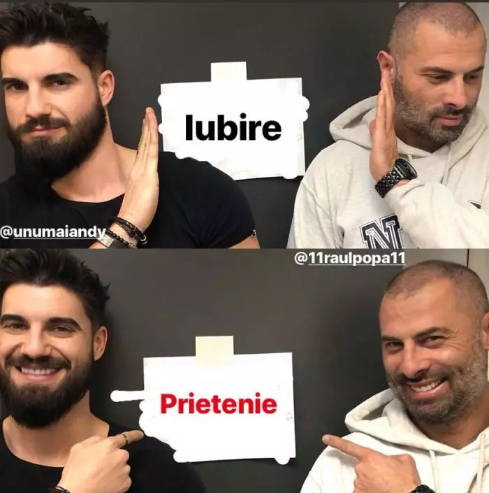 Andi și Raul, mesaje cu subînțeles pentru Hannelore