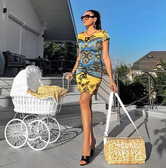 Karmen, la două săptămâni după ce a născut