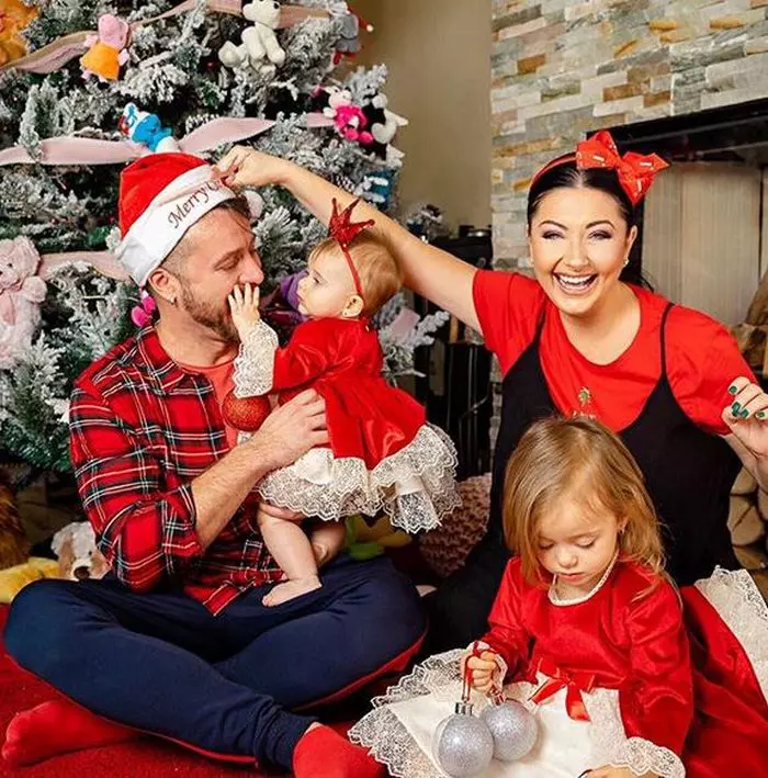 Gabi Cristea și familia ei