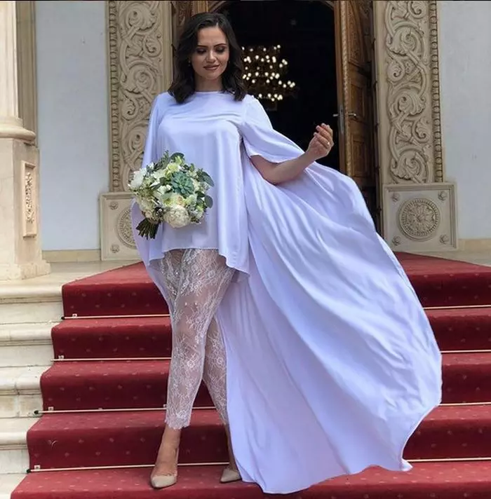 Outfitul creat de Paula Milea pentru Cristina Șișcanu.