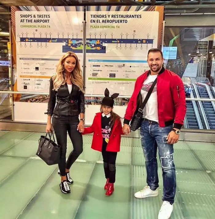 Bianca Dragusanu, Alex Bodi si fiica lui