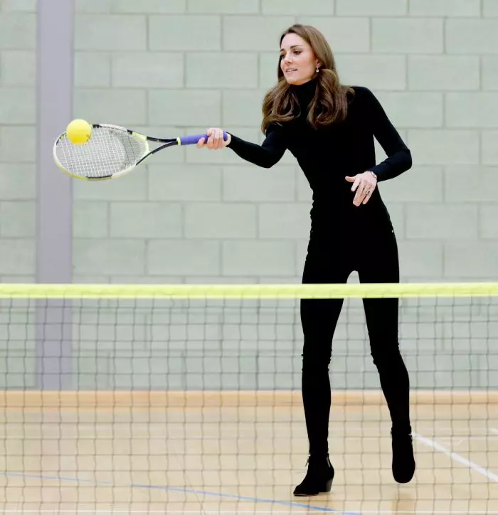 Kate Middleton este o fire activă