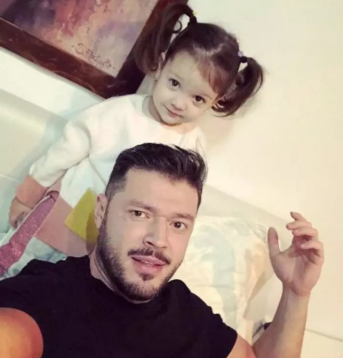 Victor Slav și fetița lui