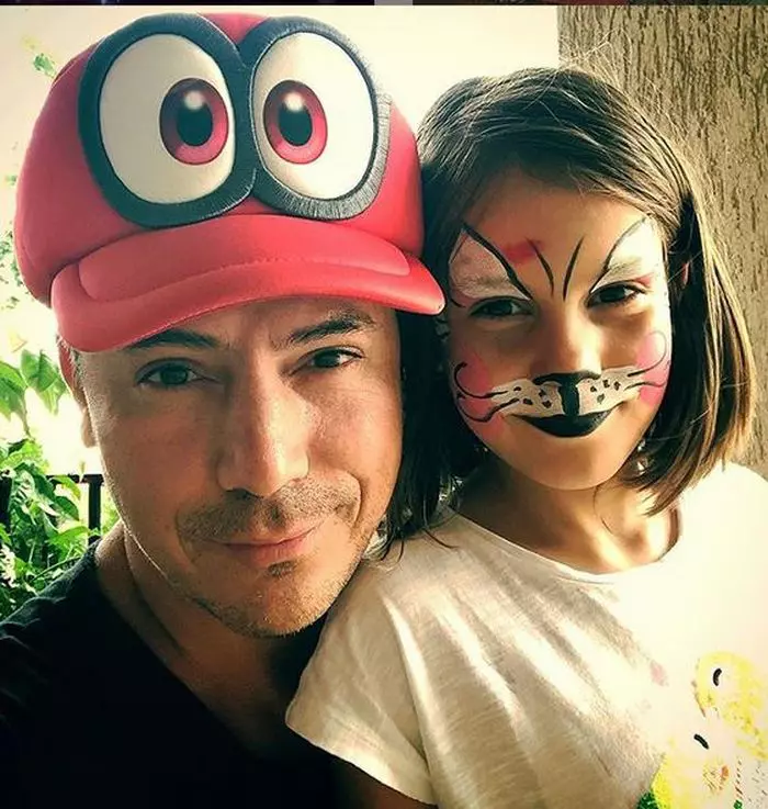 Răzvan Fodor și fetița lui, Diana