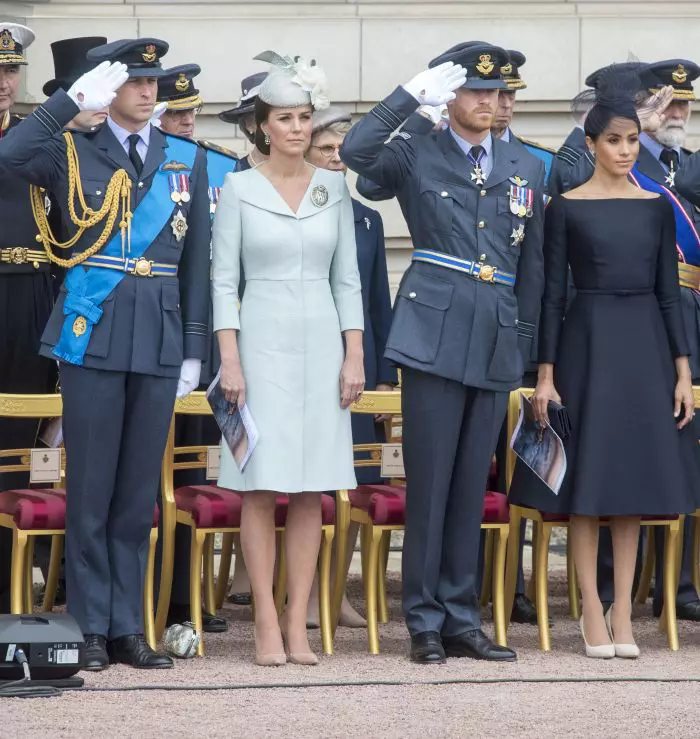 Prinţul William, Kate Middelton, Prinţul Harry şi Meghan Markle