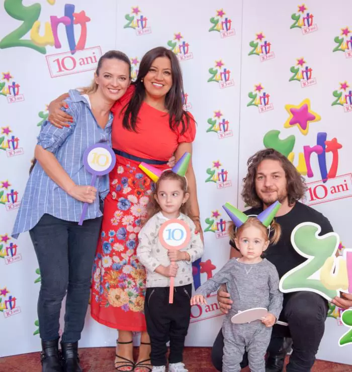 Florin Dumitrescu impreuna cu familia