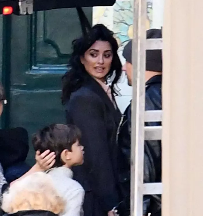 Penelope Cruz şi fiul său Leonardo
